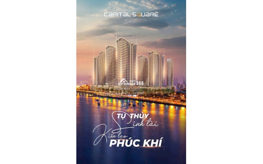 Căn hộ 2PN Capital Square – View sông Hàn, chỉ từ 4,9 tỷ – suất hiếm duy nhất!
